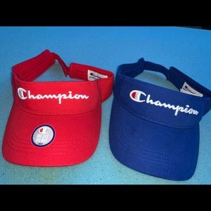 Champion visors red was never worn blue hardly